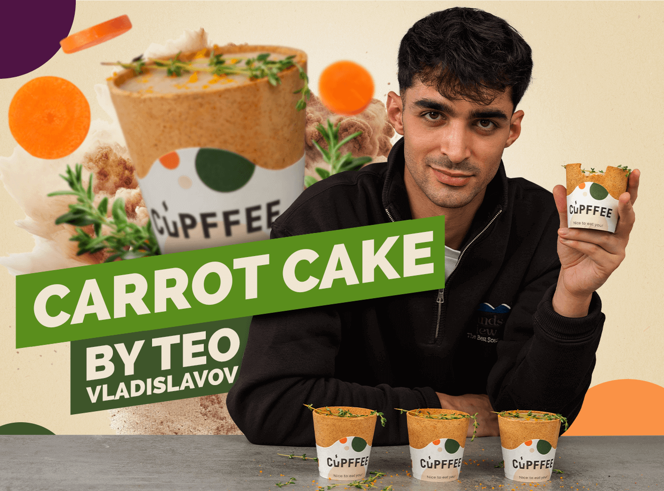 Carrot Cake by Master Chef Teo – Cupffee